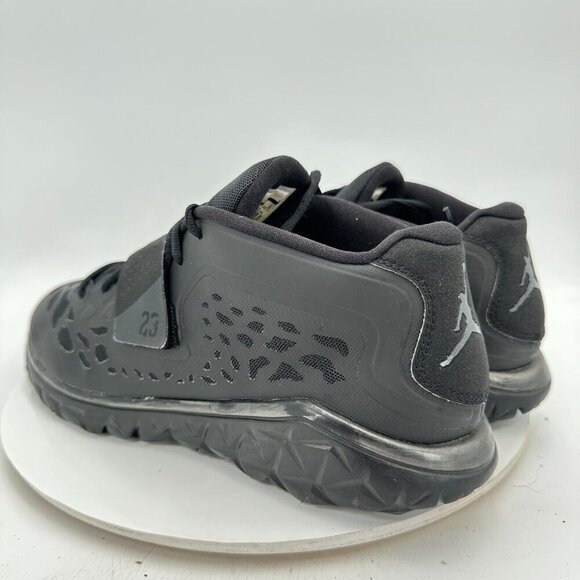 Nike Air Jordan Flight Flex Trainer 2 Men Size 13 768911-010 Black Strap Shoes - Picture 7 of 13